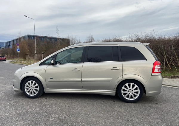 Opel Zafira cena 18500 przebieg: 224000, rok produkcji 2008 z Kraków małe 211